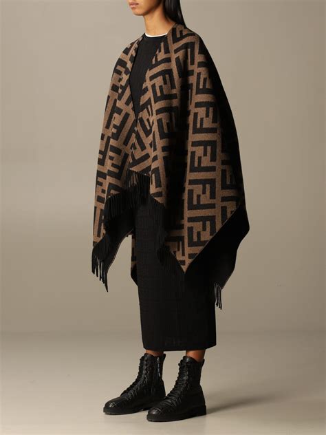 fendi cape coat|fendi authentication scarves.